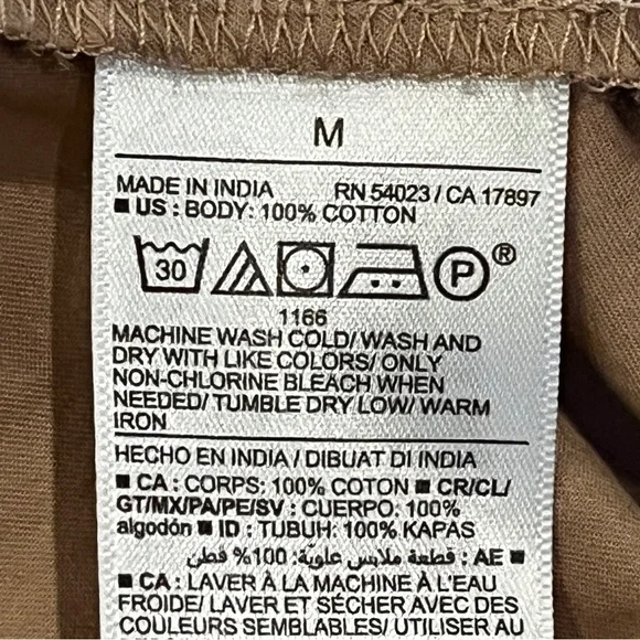 Old Navy Catherine Maxi Dress Tan Camel with Pockets - Picture 4 of 11